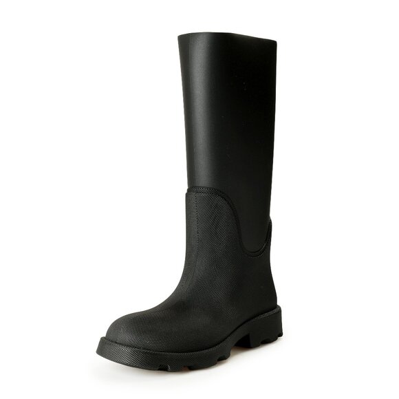 Burberry Men's "Marsh High" Black Rubber Rain Boots Shoes US 10 EUR 43 - Picture 1 of 8